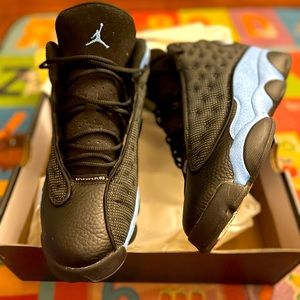 Jordan13 Unc blue and black